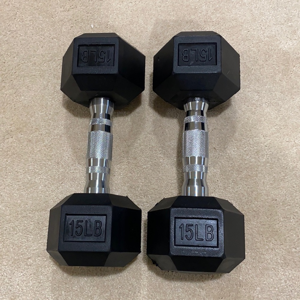 15 lbs Dumbbells